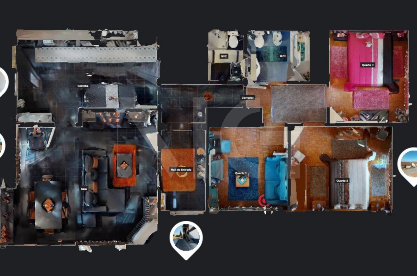 Moradia T3 para Venda em Castêlo da Maia, Maia, Porto - Planta (Imagem 1)