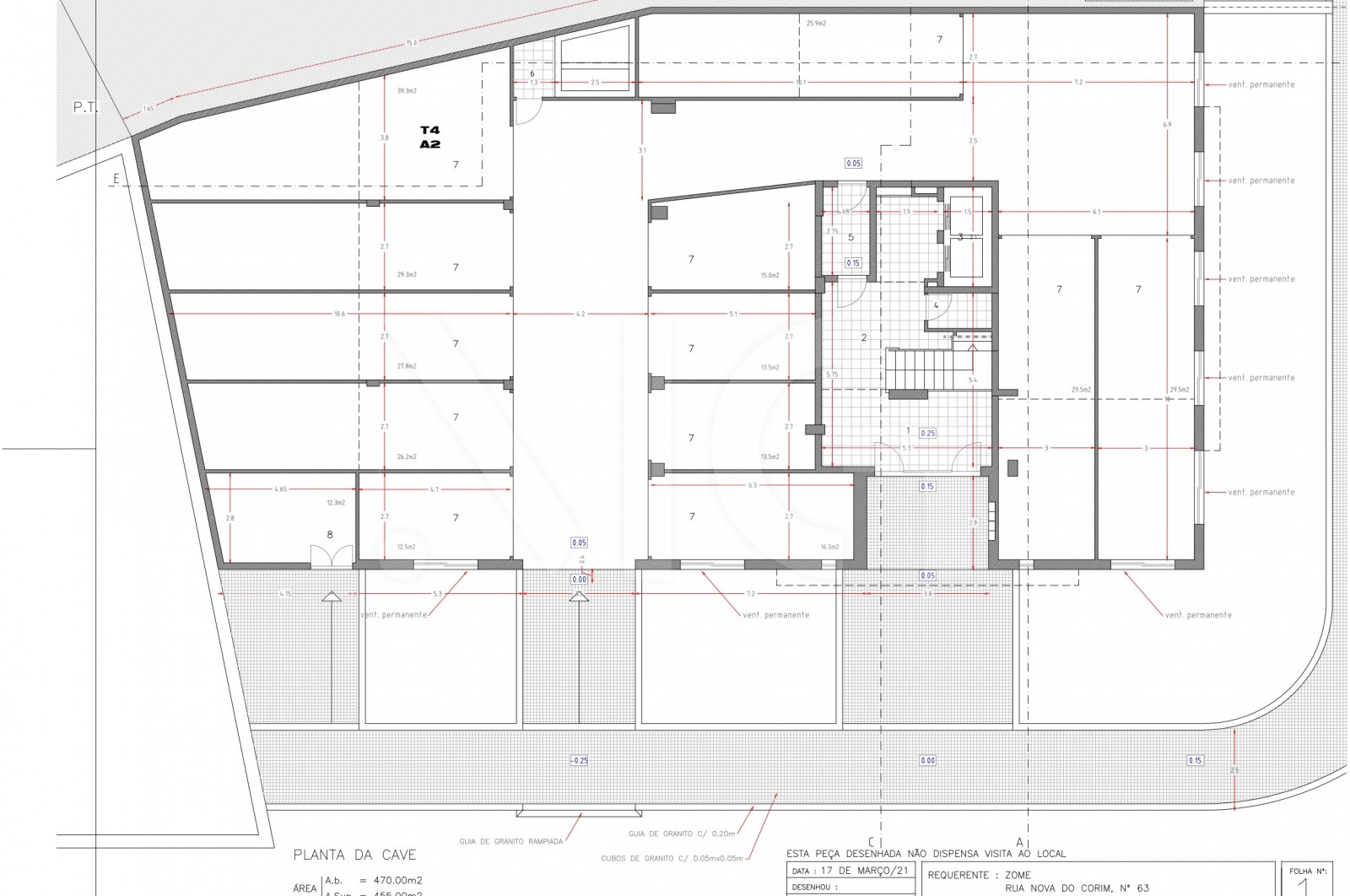 Apartamento T4 para Venda em Águas Santas, Maia, Porto - Planta (Imagem 2)