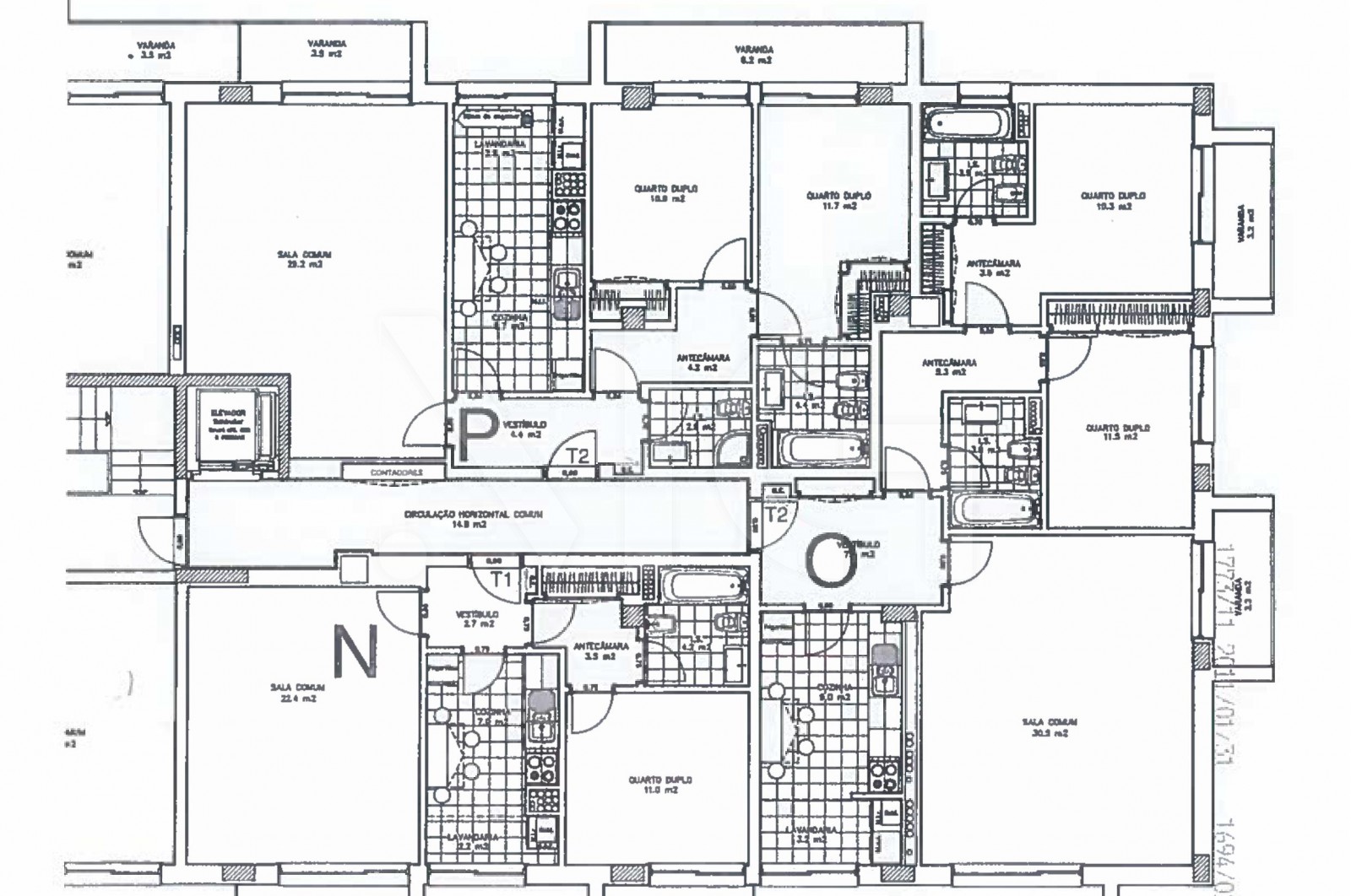 Apartamento T1 para Venda em Santa Marinha e São Pedro da Afurada, Vila Nova de Gaia, Porto - Planta (Imagem 4)