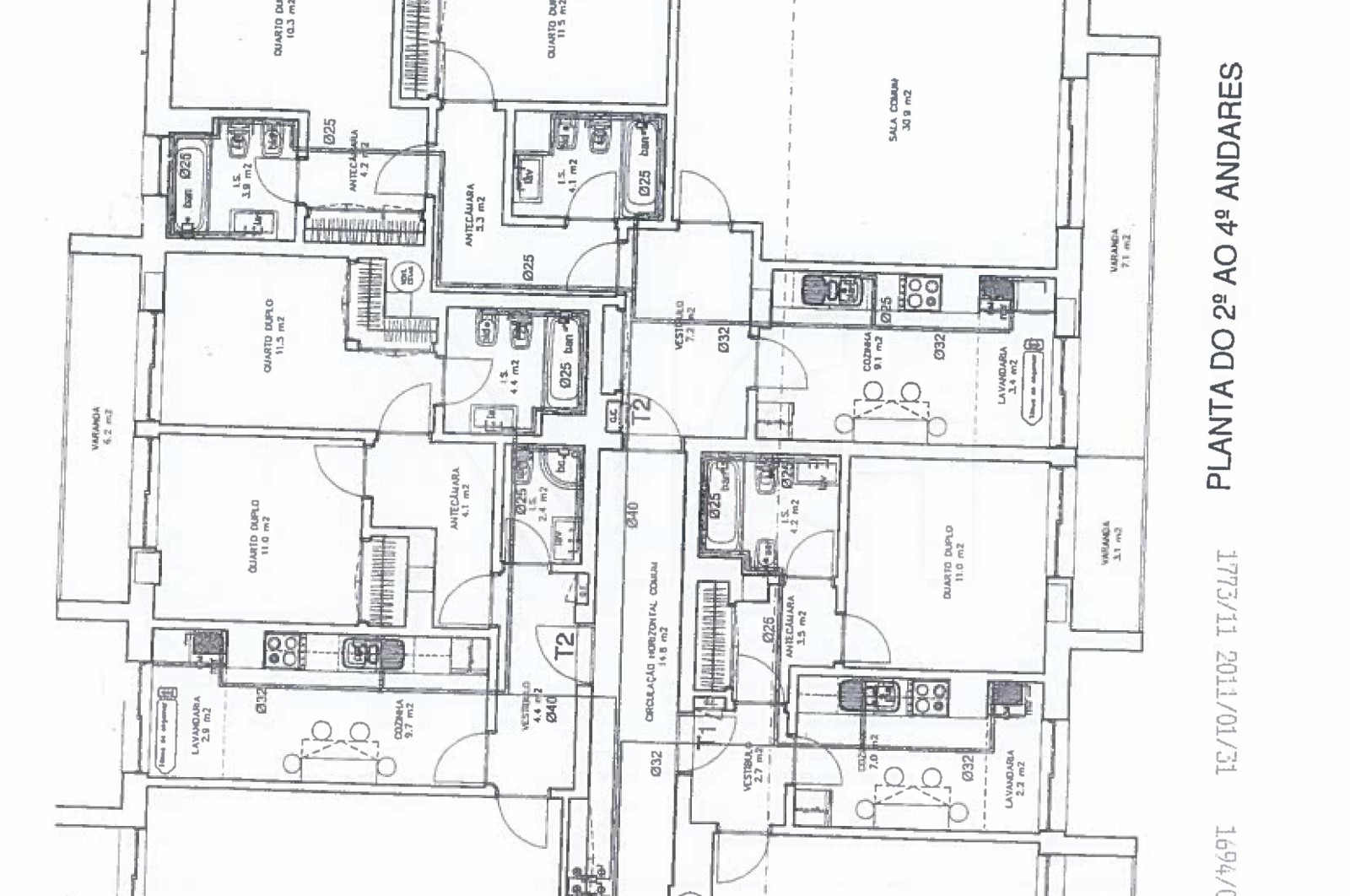 Apartamento T1 para Venda em Santa Marinha e São Pedro da Afurada, Vila Nova de Gaia, Porto - Planta (Imagem 6)