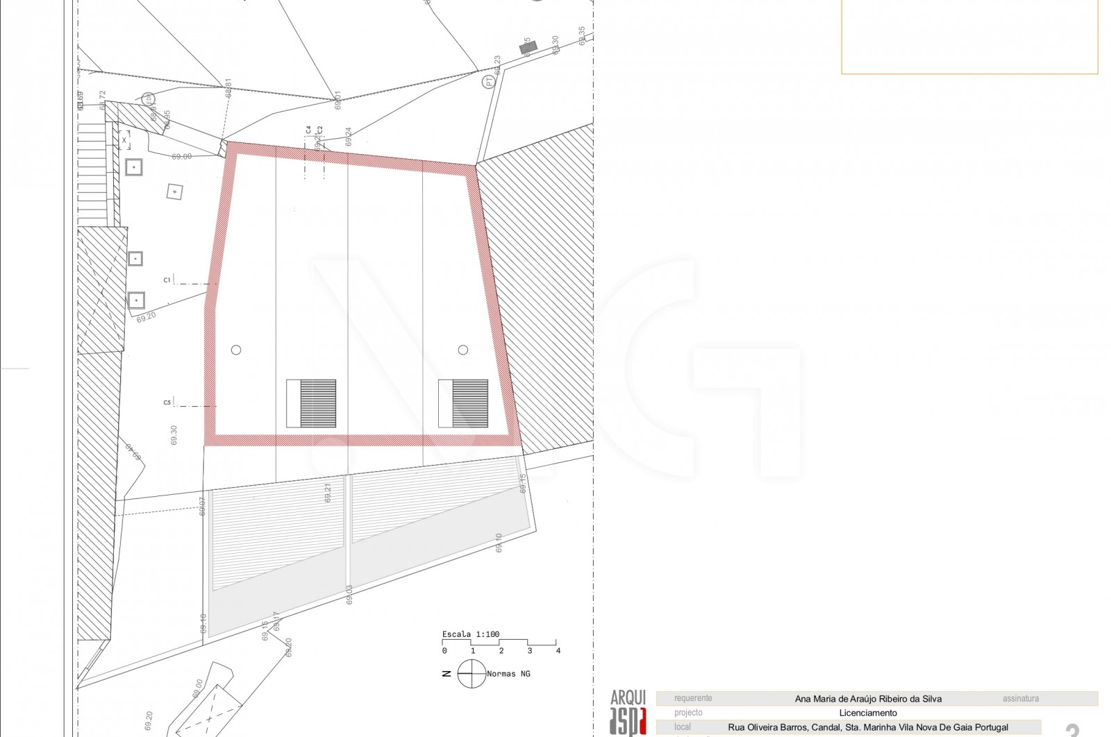 Moradia T2 para Venda em Santa Marinha e São Pedro da Afurada, Vila Nova de Gaia, Porto - Planta (Imagem 4)
