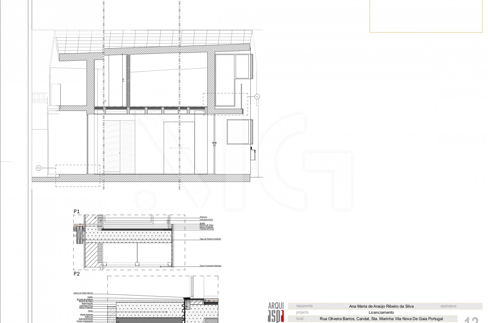 Moradia T2 para Venda em Santa Marinha e São Pedro da Afurada, Vila Nova de Gaia, Porto - Planta (Imagem 13)