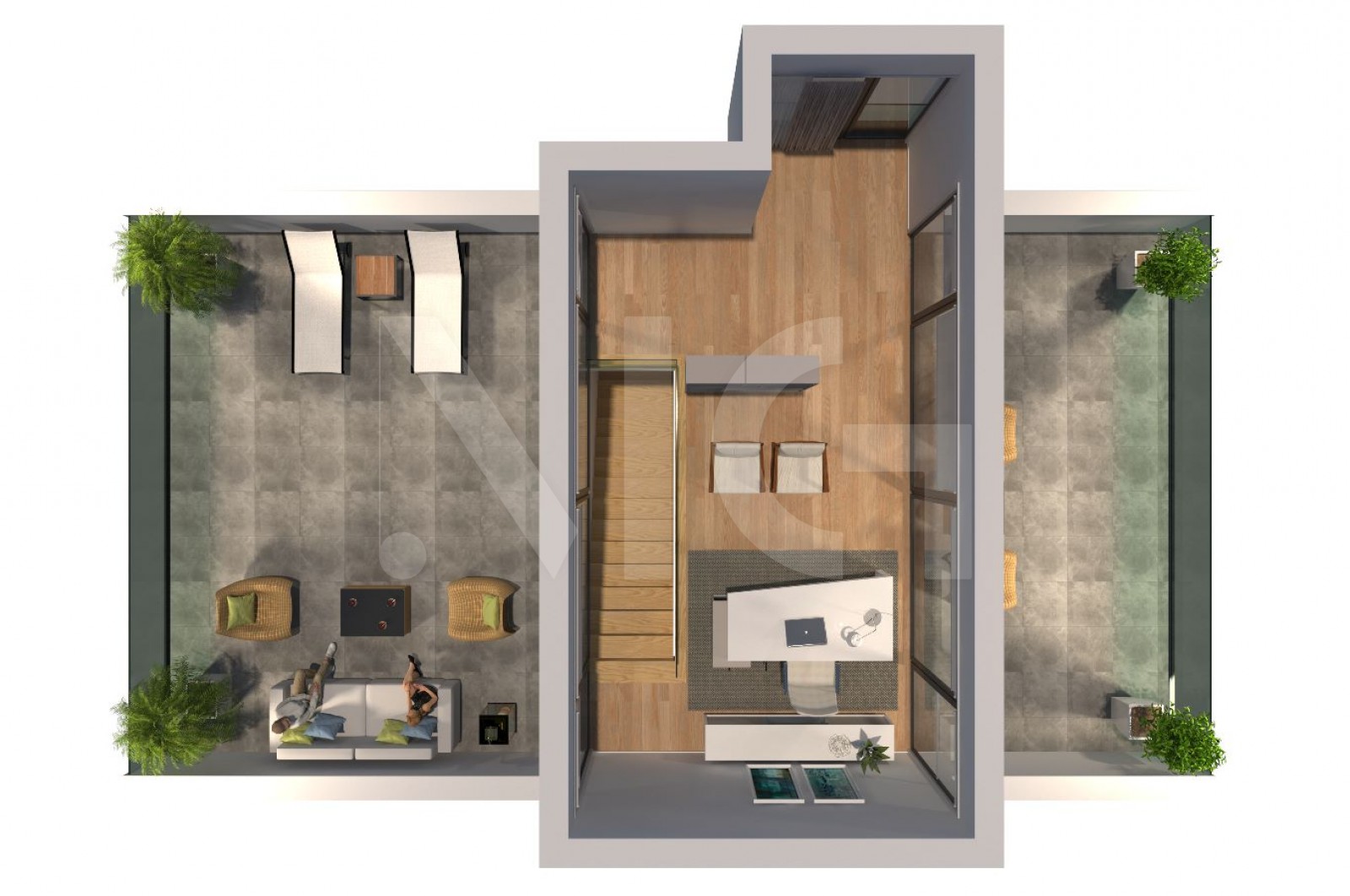 Moradia T3 para Venda em Vilar de Andorinho, Vila Nova de Gaia, Porto - Planta (Imagem 3)