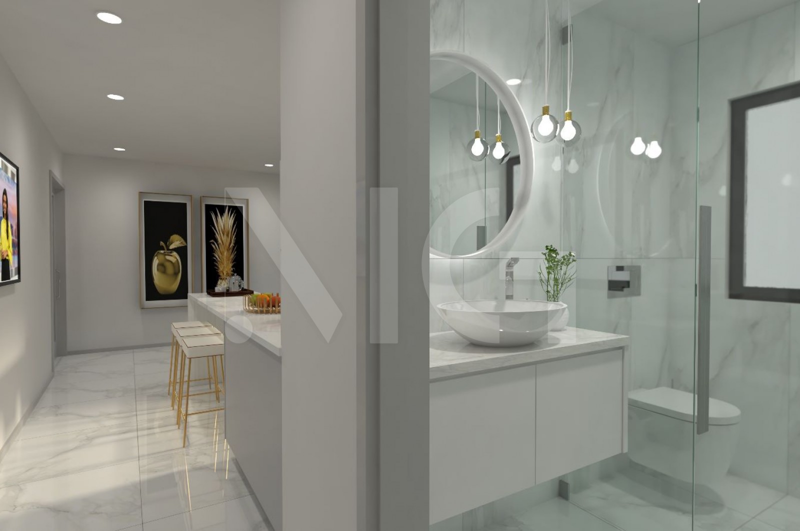 Moradia T3 para Venda em Vilar de Andorinho, Vila Nova de Gaia, Porto - Casa de banho (Imagem 2)