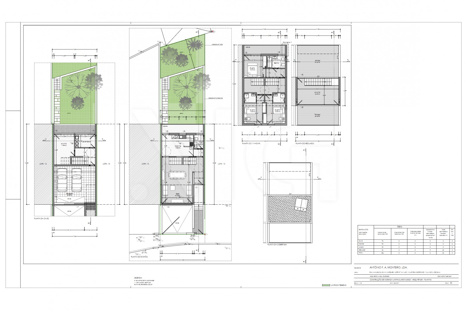 Moradia T3 para Venda em Vilar de Andorinho, Vila Nova de Gaia, Porto - Planta (Imagem 16)