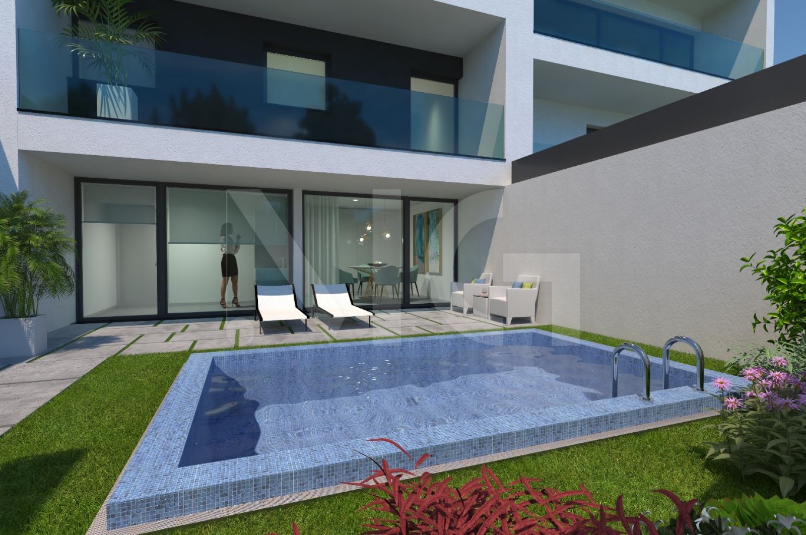 Moradia T3 para Venda em Vilar de Andorinho, Vila Nova de Gaia, Porto - Terraço (Imagem 6)