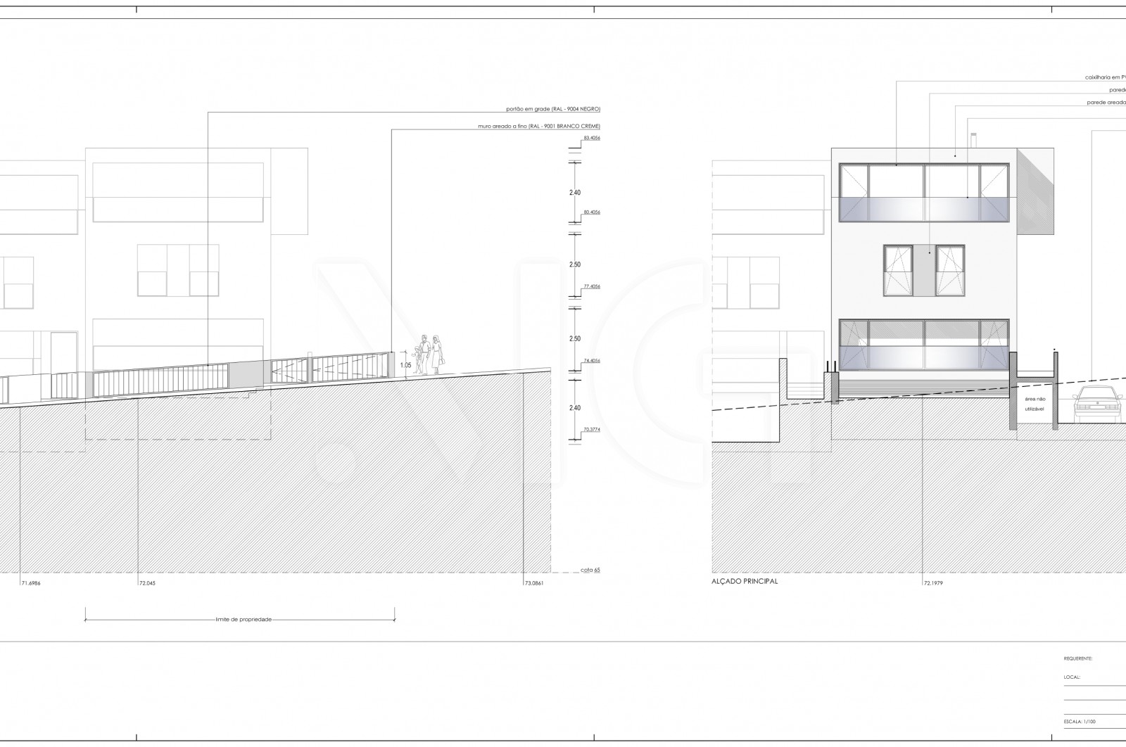 Moradia T3 para Venda em Vilar de Andorinho, Vila Nova de Gaia, Porto - Planta (Imagem 8)