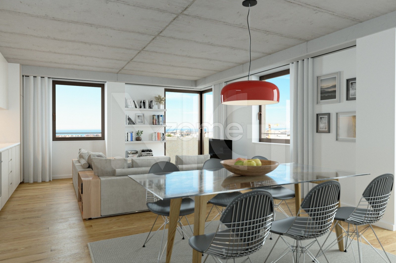 Apartamento T3 para Venda em Matosinhos e Leça da Palmeira, Matosinhos, Porto - Sala (Imagem 4)