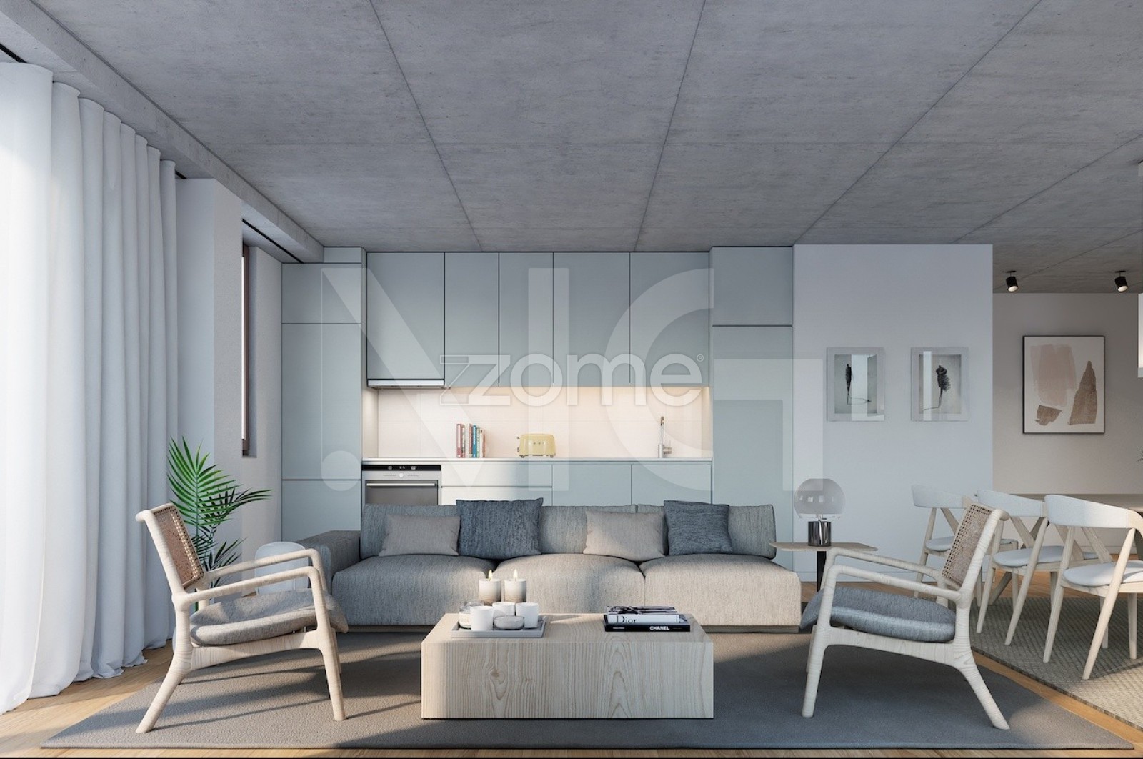 Apartamento T3 para Venda em Matosinhos e Leça da Palmeira, Matosinhos, Porto - Sala (Imagem 2)