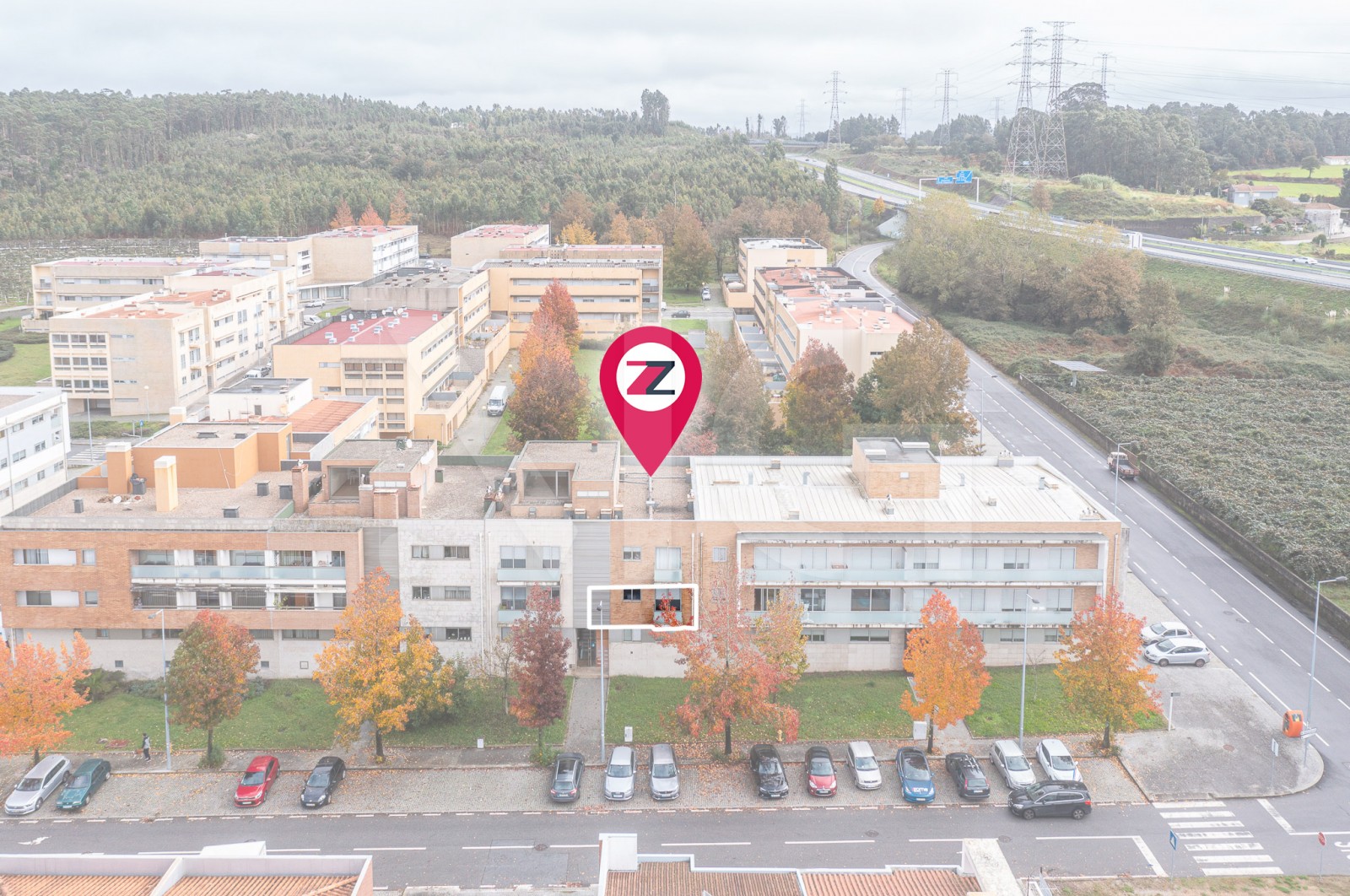 Apartamento T2 para Venda em Nogueira e Silva Escura, Maia, Porto - Fachada (Imagem 1)