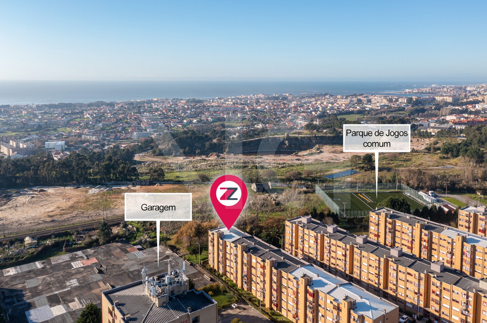 Apartment T3 for For sale in Canidelo, Vila Nova de Gaia, Porto - Área envolvente (Imagem 1)