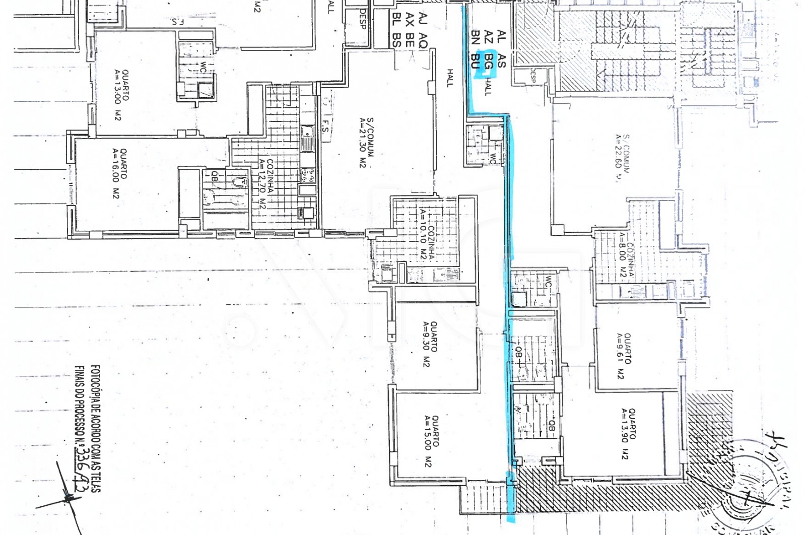 Apartment T2 for For sale in Gondomar (São Cosme), Valbom e Jovim, Gondomar, Porto - Planta (Imagem 1)