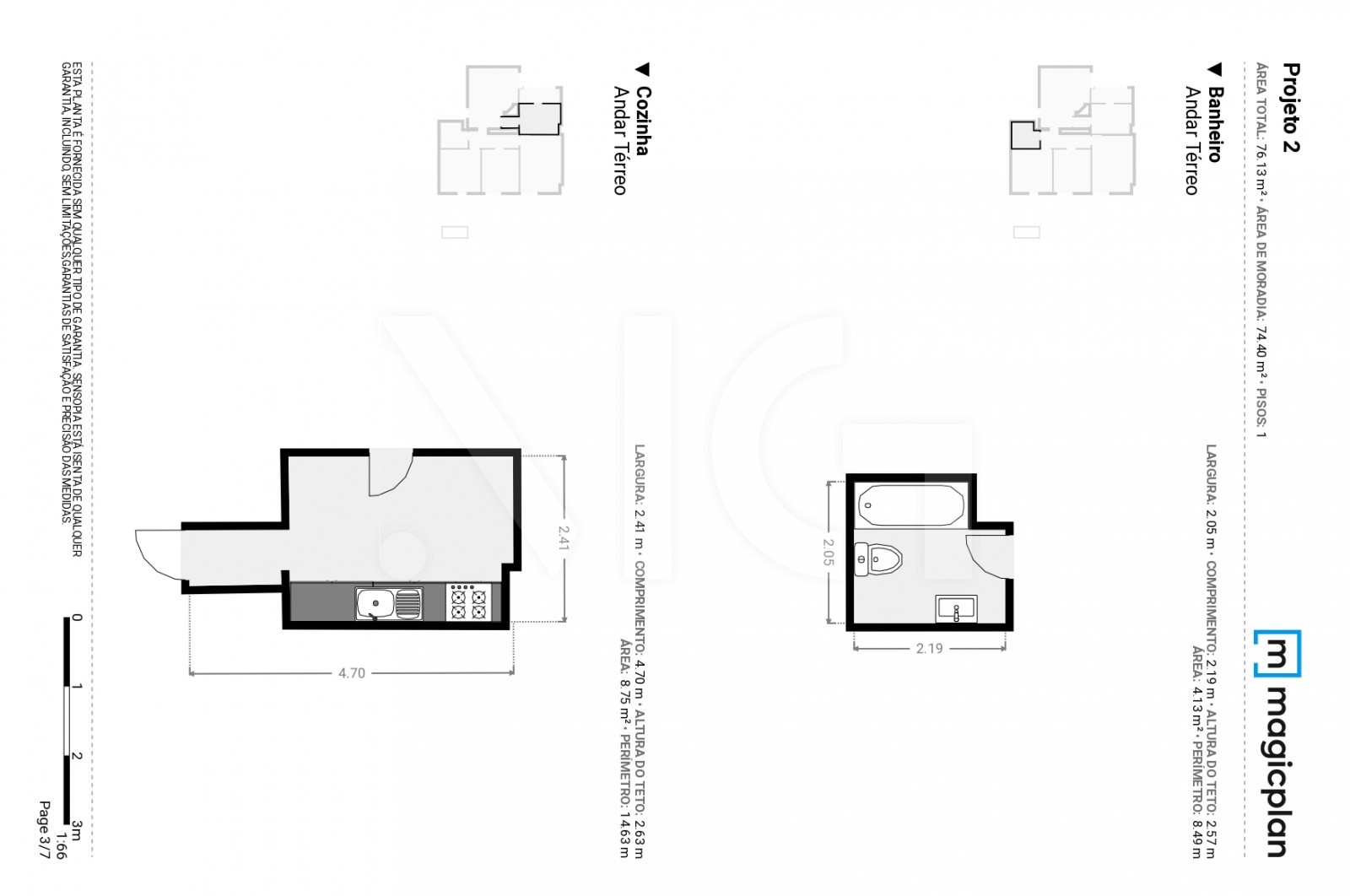Apartamento T3 para Venda em Lordelo do Ouro e Massarelos, Porto, Porto - Planta (Imagem 2)