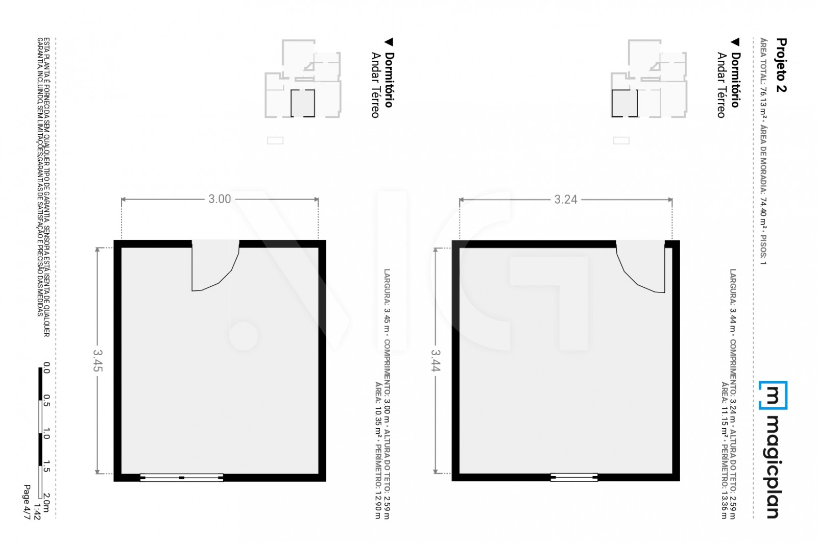 Apartamento T3 para Venda em Lordelo do Ouro e Massarelos, Porto, Porto - Planta (Imagem 3)