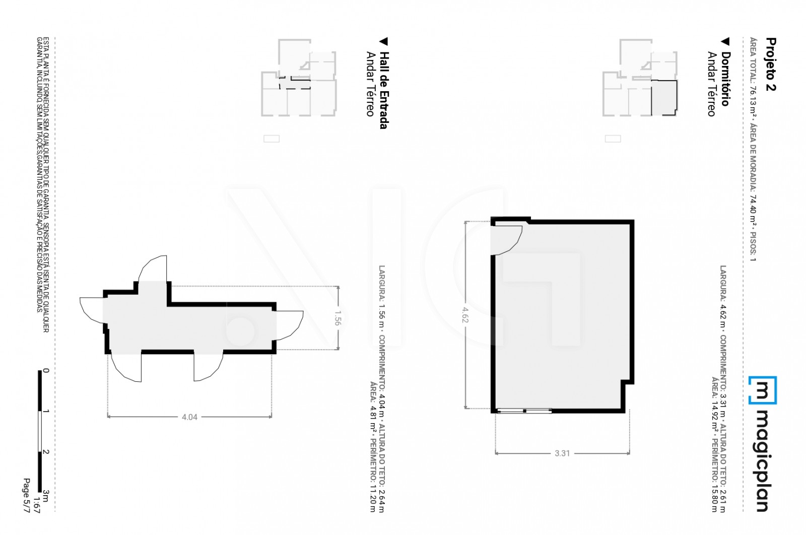 Apartamento T3 para Venda em Lordelo do Ouro e Massarelos, Porto, Porto - Planta (Imagem 4)