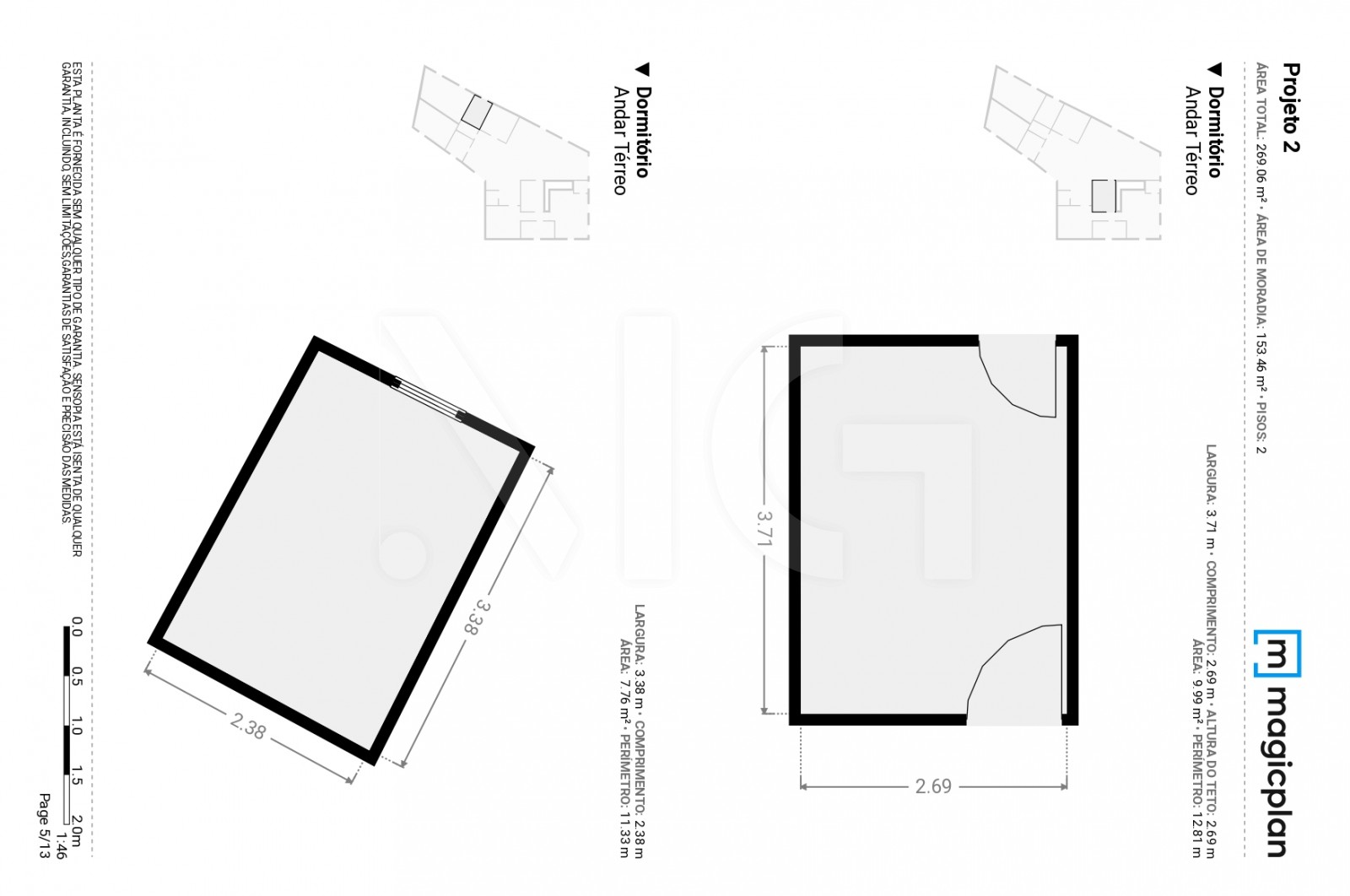 Moradia T4 para Venda em Perafita, Lavra e Santa Cruz do Bispo, Matosinhos, Porto - Planta (Imagem 5)