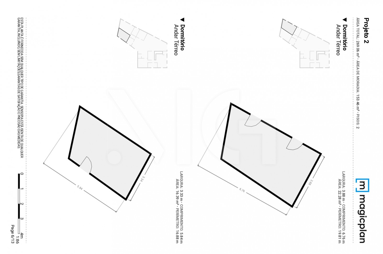 Moradia T4 para Venda em Perafita, Lavra e Santa Cruz do Bispo, Matosinhos, Porto - Planta (Imagem 6)