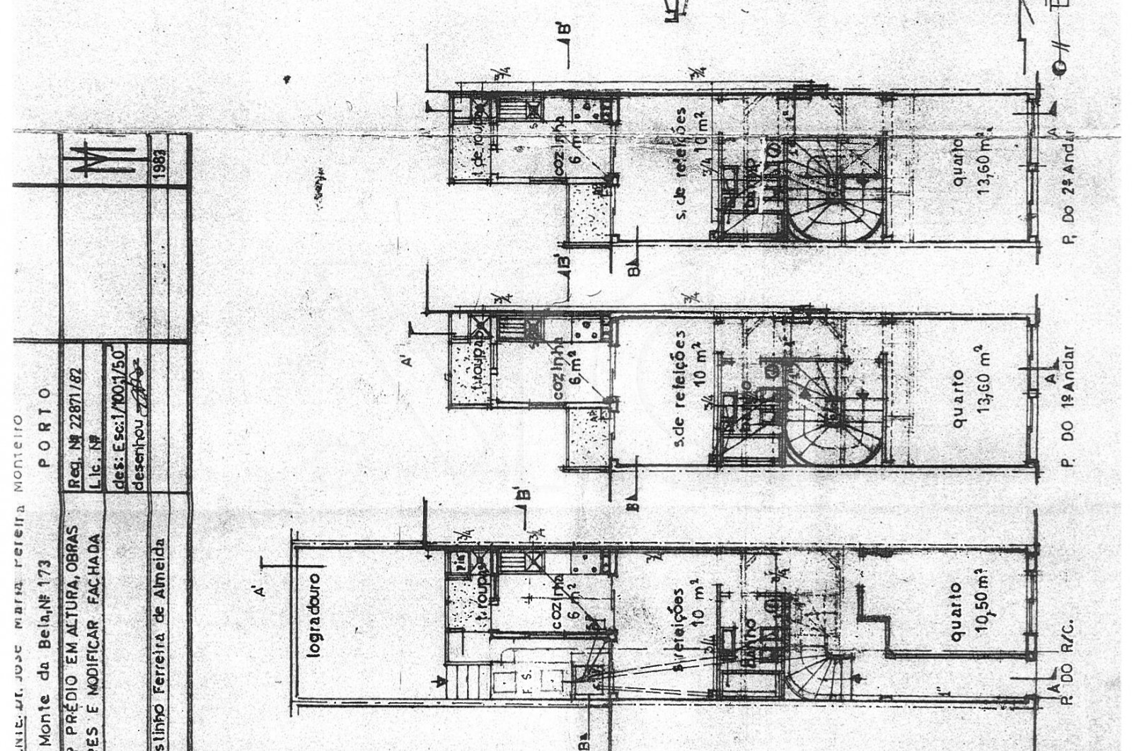 Apartamento T1 para Venda em Campanhã, Porto, Porto - Planta (Imagem 1)