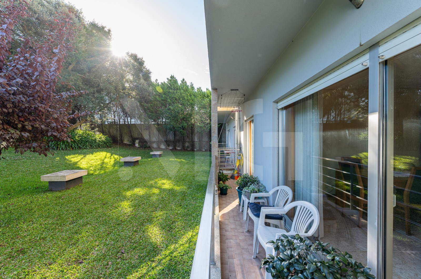 Apartamento T2 para Venda em Árvore, Vila do Conde, Porto - Varanda (Imagem 2)