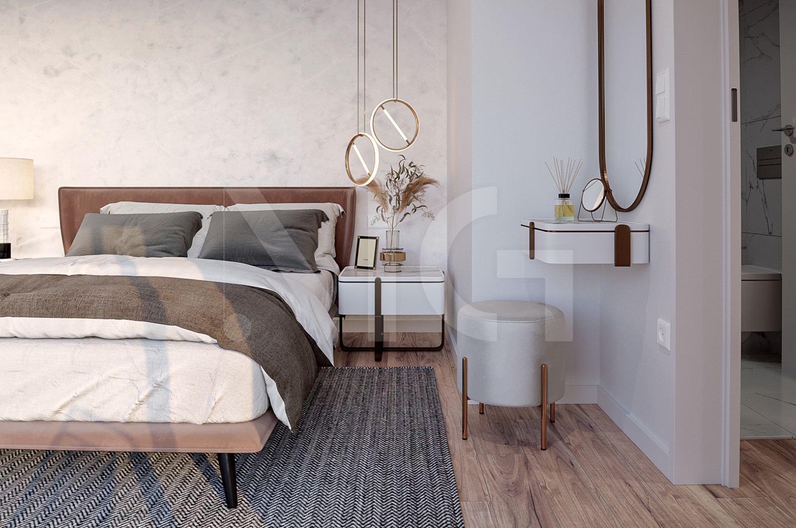 Apartamento T2 para Venda em Madalena, Vila Nova de Gaia, Porto - Quarto (Imagem 4)