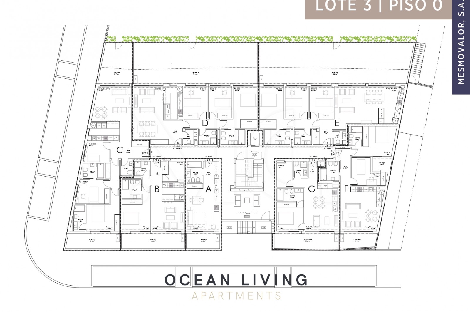 Apartamento T2 para Venda em Madalena, Vila Nova de Gaia, Porto - Planta (Imagem 2)