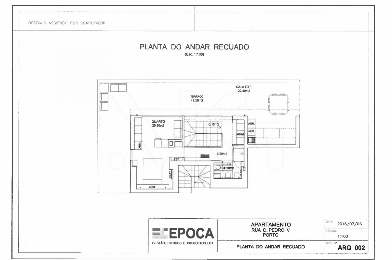 Apartamento T3 para Venda em Lordelo do Ouro e Massarelos, Porto, Porto - Planta (Imagem 2)