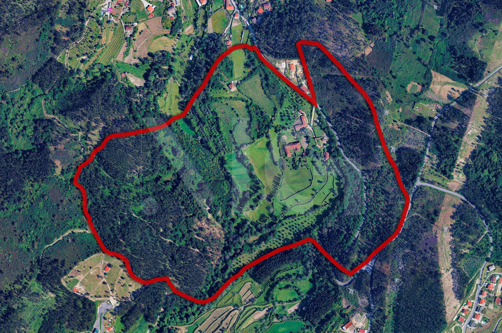 Quinta T8 para Venda em Covelas, Póvoa de Lanhoso, Braga - Planta (Imagem 1)