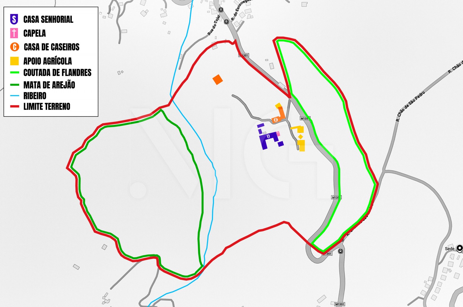 Quinta T8 para Venda em Covelas, Póvoa de Lanhoso, Braga - Planta (Imagem 2)