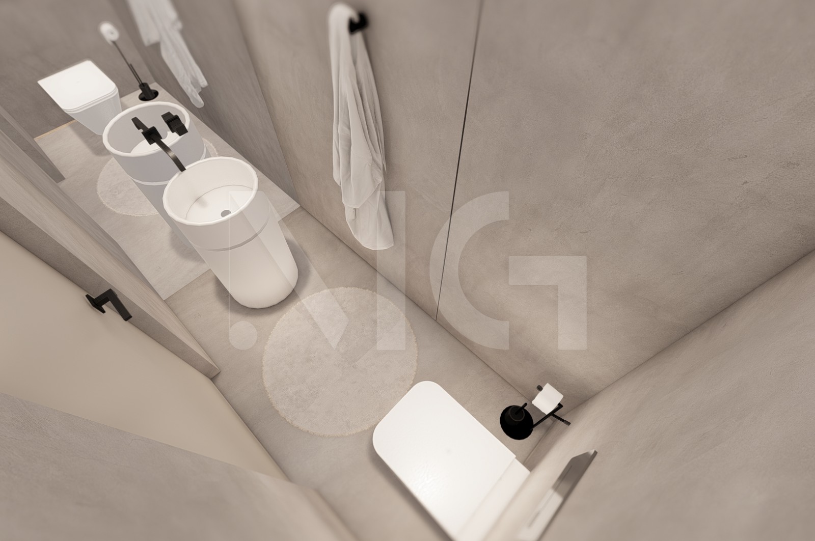 Moradia T3 para Venda em Cabreiros e Passos (São Julião), Braga, Braga - Casa de banho (Imagem 2)