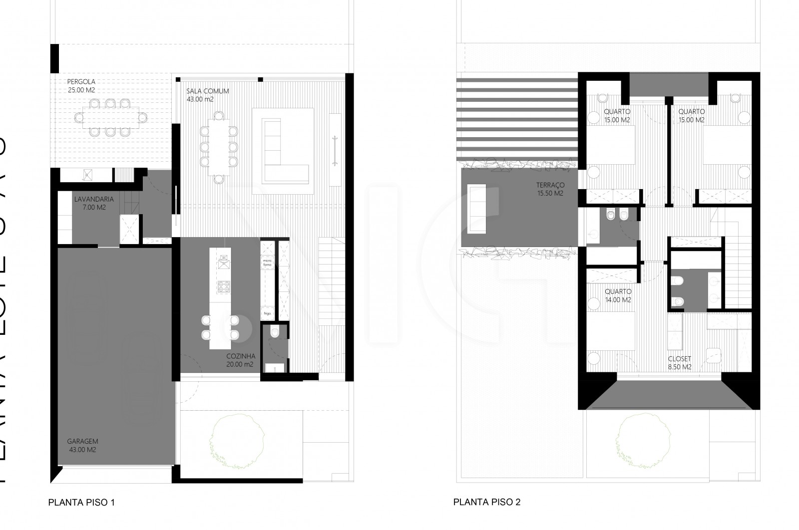 House T3 for For sale in Cabreiros e Passos (São Julião), Braga, Braga - Planta (Imagem 2)