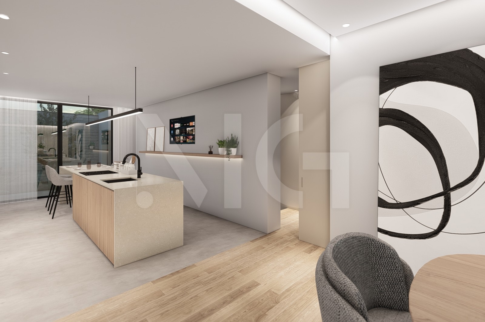 House T3 for For sale in Cabreiros e Passos (São Julião), Braga, Braga - Cozinha (Imagem 1)