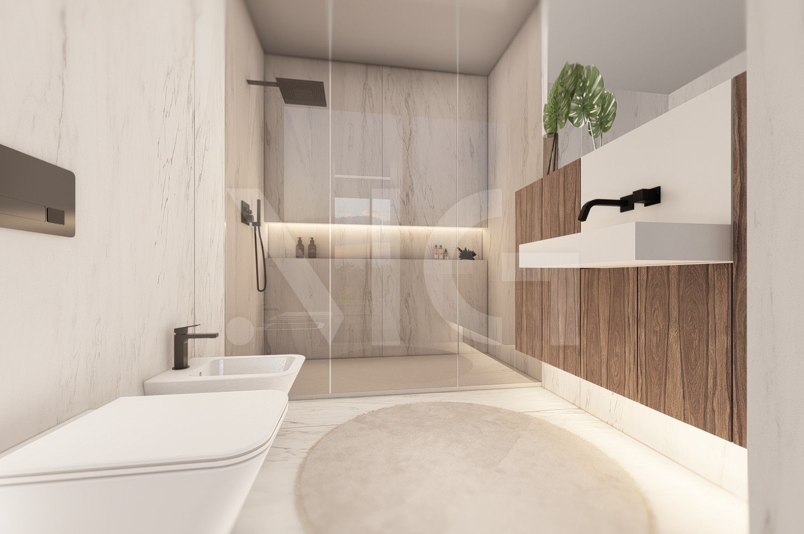 House T3 for For sale in Cabreiros e Passos (São Julião), Braga, Braga - Casa de banho (Imagem 7)