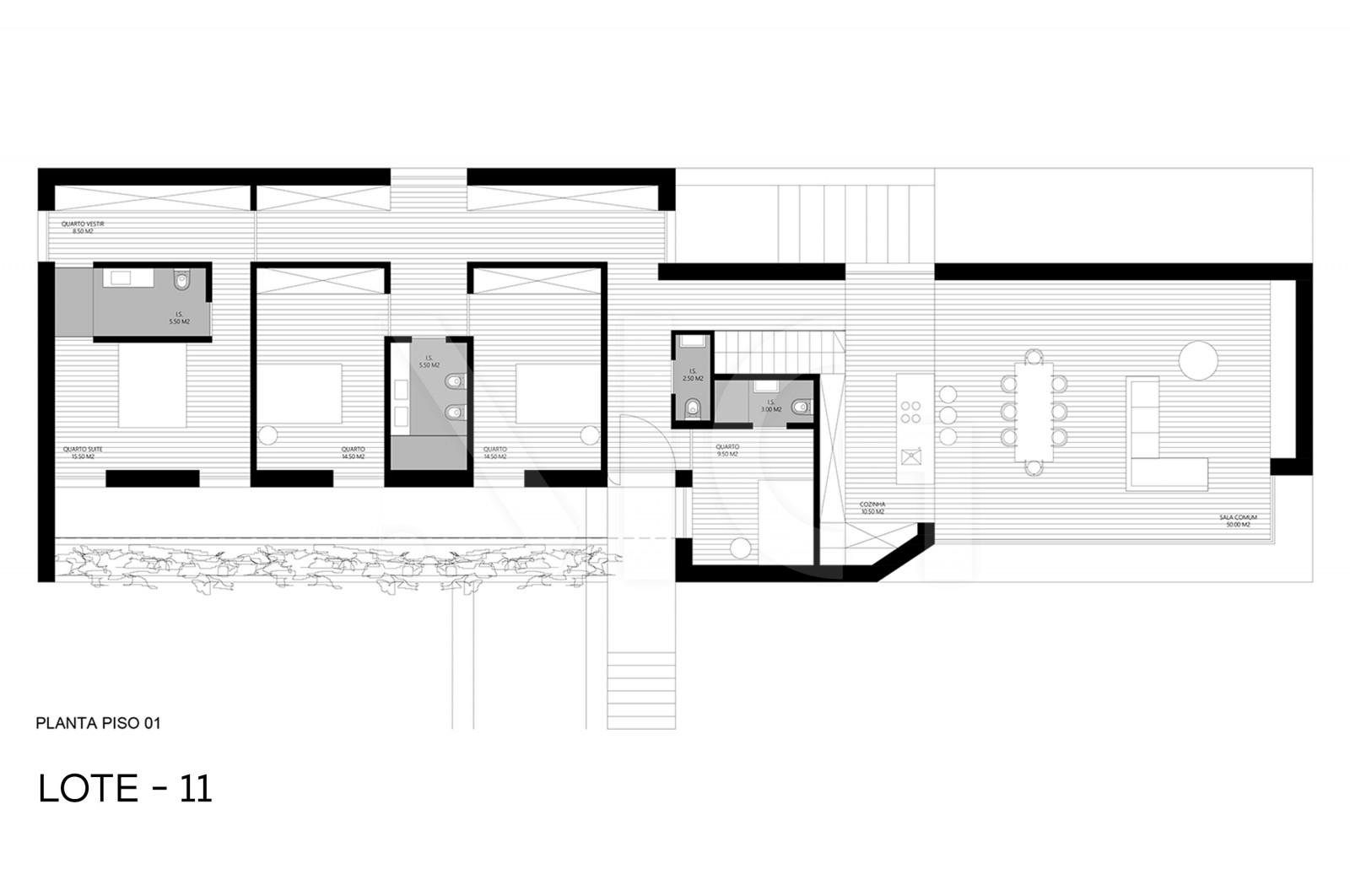House T4 for For sale in Cabreiros e Passos (São Julião), Braga, Braga - Planta (Imagem 3)