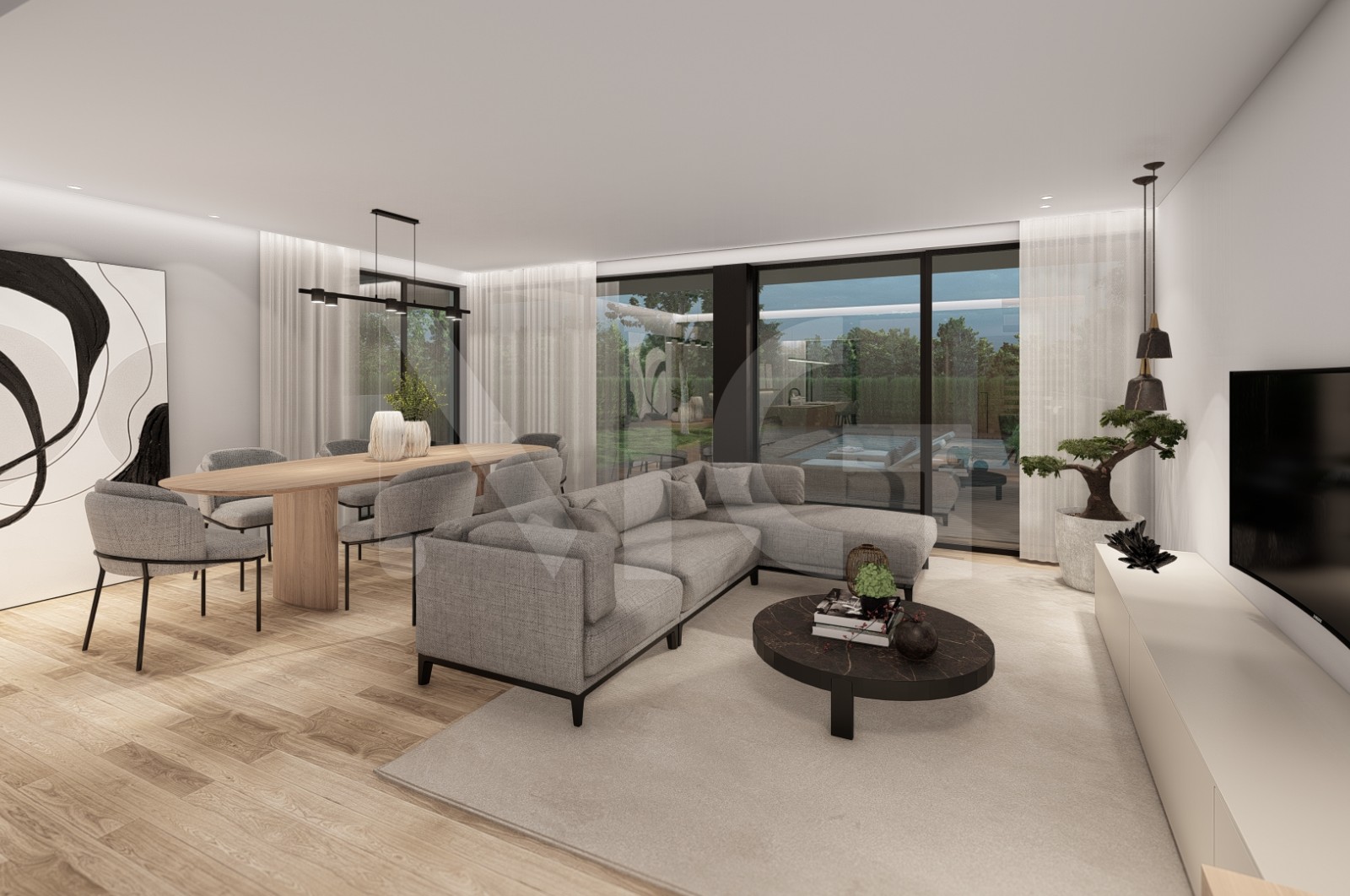 House T4 for For sale in Cabreiros e Passos (São Julião), Braga, Braga - Sala (Imagem 1)