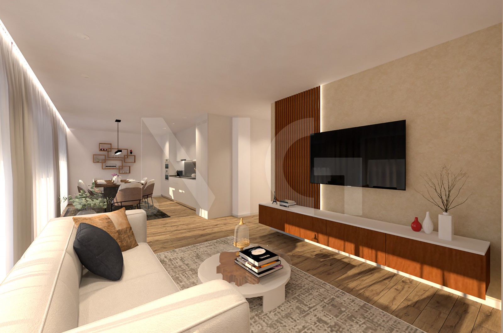 Apartment T2 for For sale in Esposende, Marinhas e Gandra, Esposende, Braga - Sala (Imagem 3)