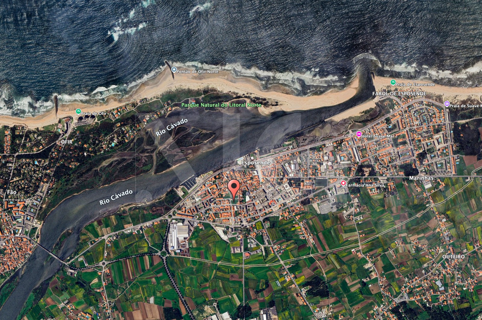 Apartment T1 for For sale in Esposende, Marinhas e Gandra, Esposende, Braga - Área envolvente (Imagem 6)