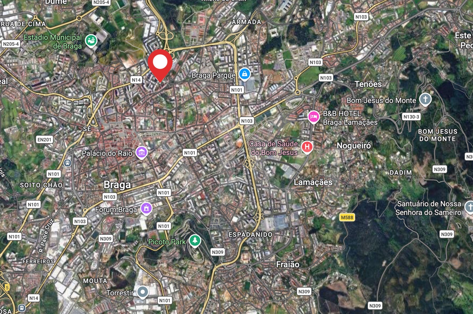Apartamento T3 para Venda em Braga (São Vicente), Braga, Braga - Área envolvente (Imagem 4)