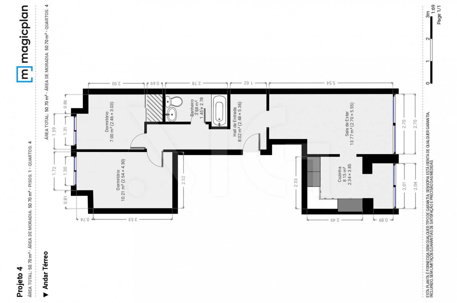 Apartment T2 for For sale in Campanhã, Porto, Porto - Planta (Imagem 1)