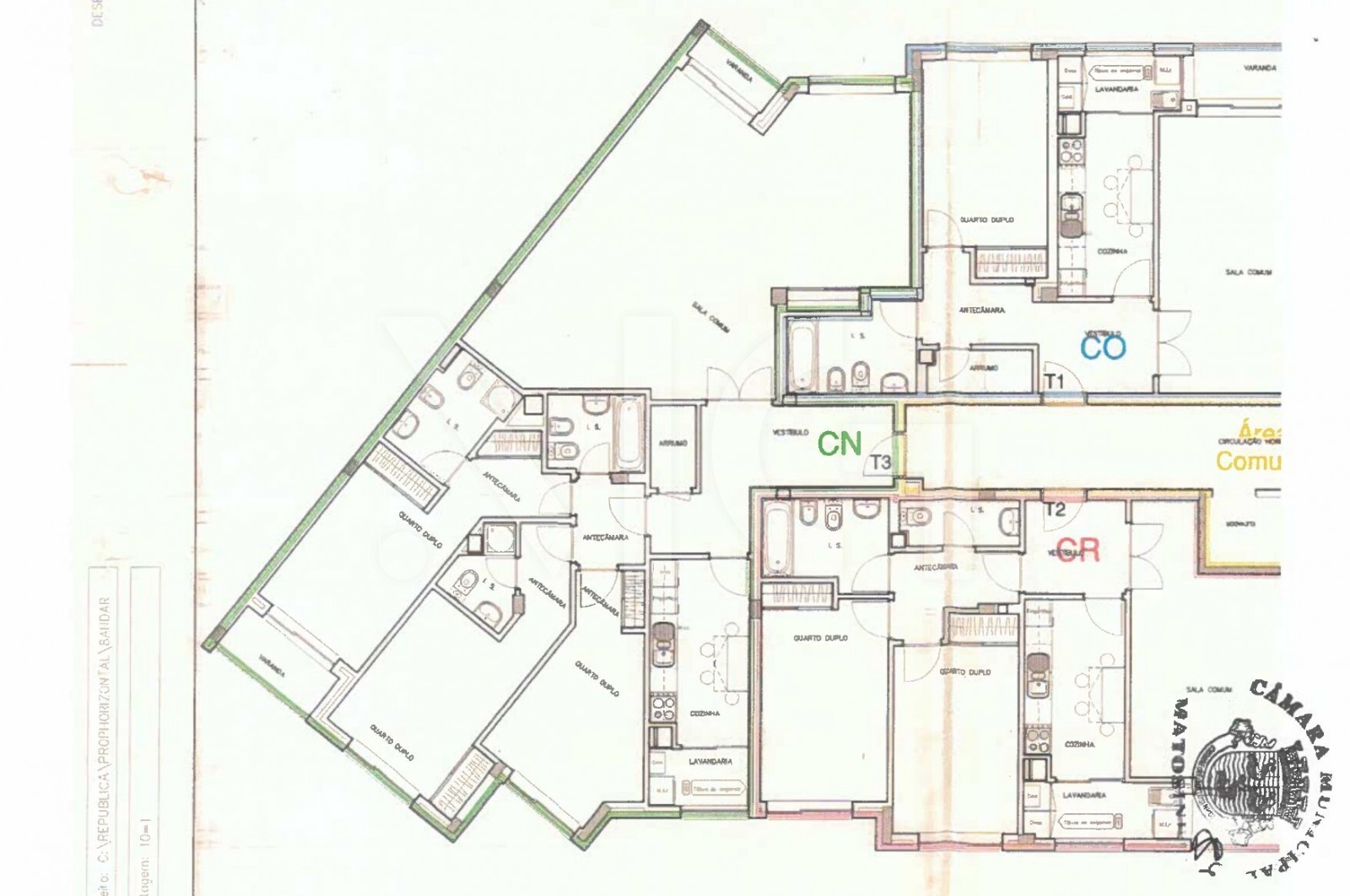 Apartment T3 for For sale in Matosinhos e Leça da Palmeira, Matosinhos, Porto - Planta (Imagem 2)