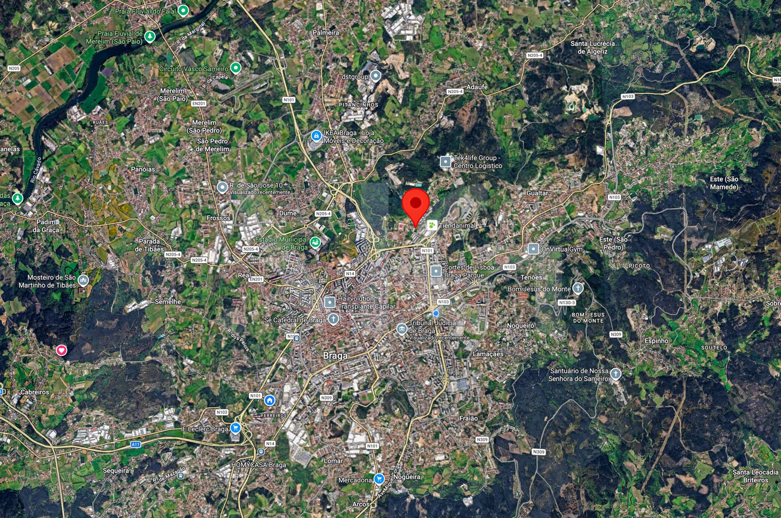 Apartment T3 for For sale in Braga (São Vítor), Braga, Braga - Área envolvente (Imagem 5)