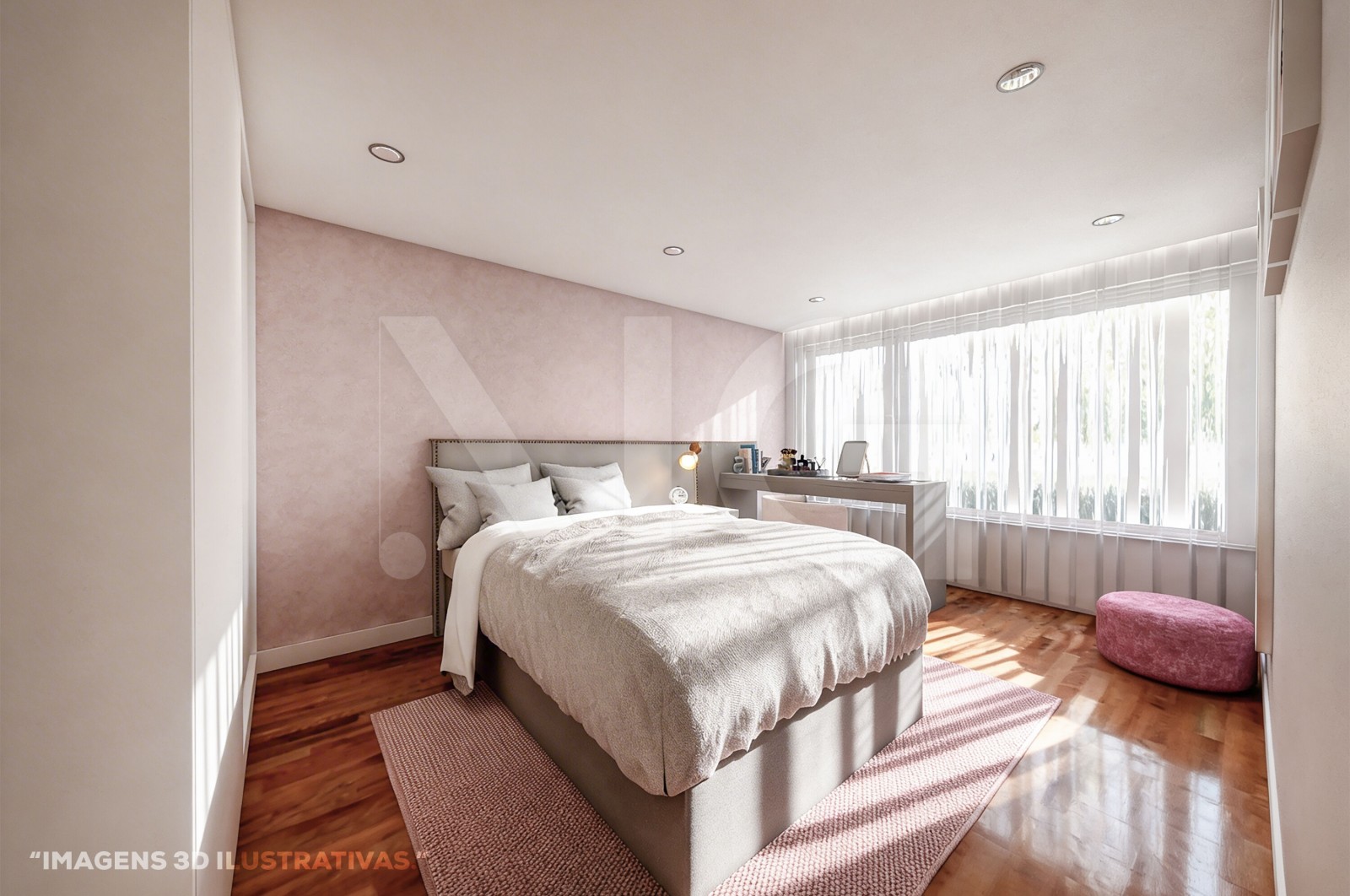 Apartment T2+1 for For sale in Merelim (São Pedro) e Frossos, Braga, Braga - Quarto (Imagem 2)