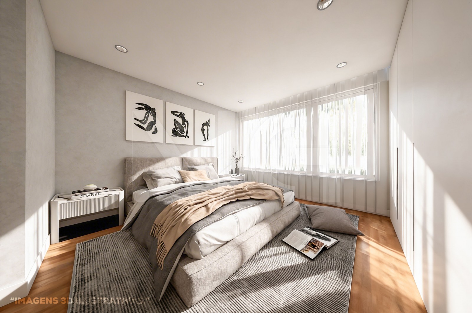 Apartment T2+1 for For sale in Merelim (São Pedro) e Frossos, Braga, Braga - Quarto (Imagem 6)