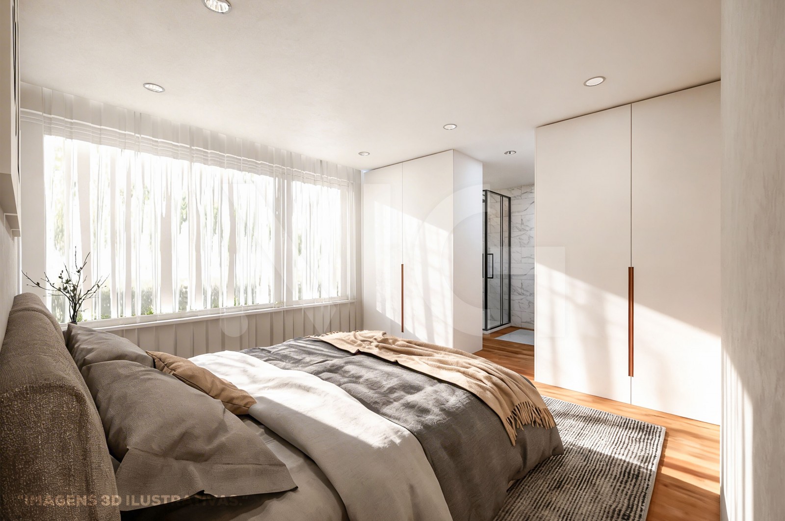 Apartment T2+1 for For sale in Merelim (São Pedro) e Frossos, Braga, Braga - Quarto (Imagem 9)