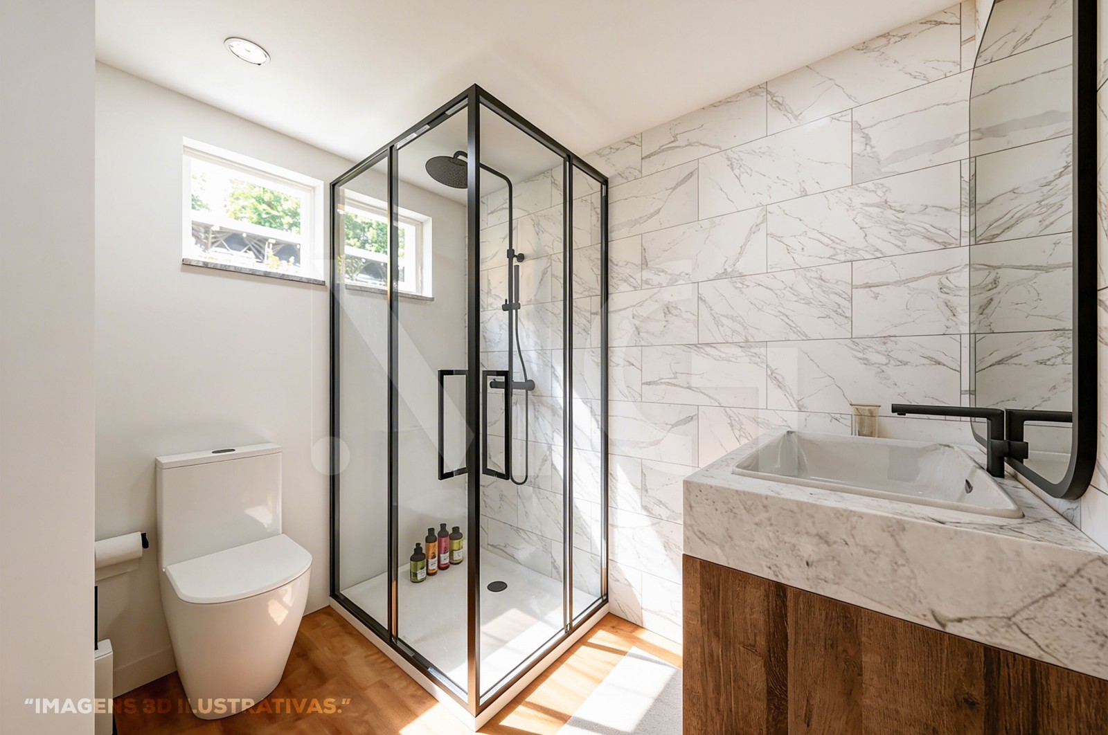Apartment T2+1 for For sale in Merelim (São Pedro) e Frossos, Braga, Braga - Casa de banho (Imagem 2)